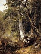 Asher Brown Durand Sketch in the Woods Sweden oil painting artist